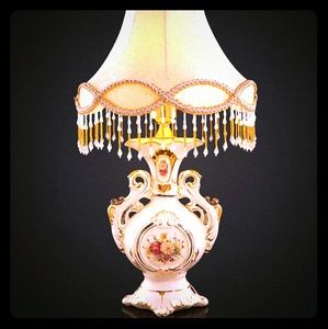 Luxurious European bedroom Bedside Table LampRetro